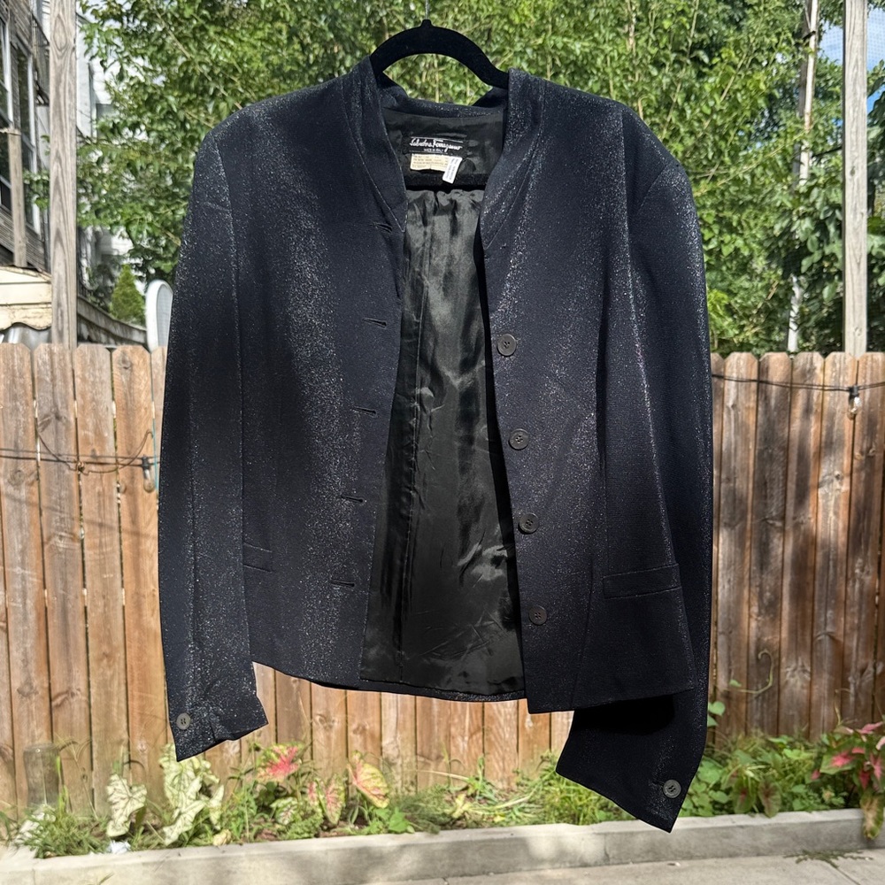 Salvatore Ferragamo Silk Evening Jacket